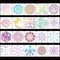 20-Piece Mandala Stencil Set (4 x 4 Inch) – Reusable Mandala Painting Templates for Wood, Wall, Floor, Tile, Fabric, Rock Art & DIY Craft Decoration
